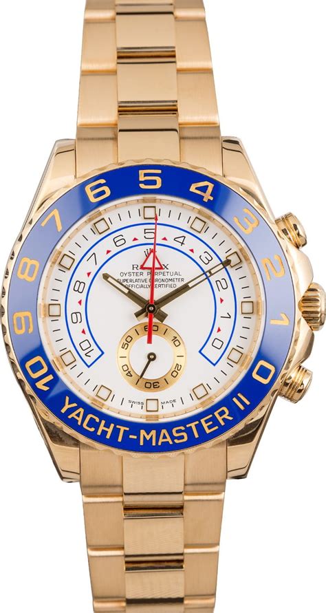 yacht master 2 gold price